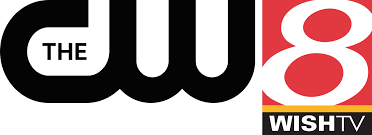 The CW logo sits beside the WISHTV 8 logo on a sleek black background, creating a crisp and modern look reminiscent of quick prep recipes that emphasize simplicity and style.
