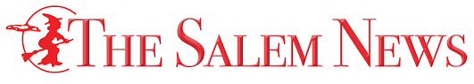 Logo of The Salem News featuring red text with a witch riding a broomstick on the left, perfect for your daily dose of local news and quick prep recipes.
