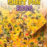 Text overlay reads "Quick & Tasty Sheet Pan Eggs.