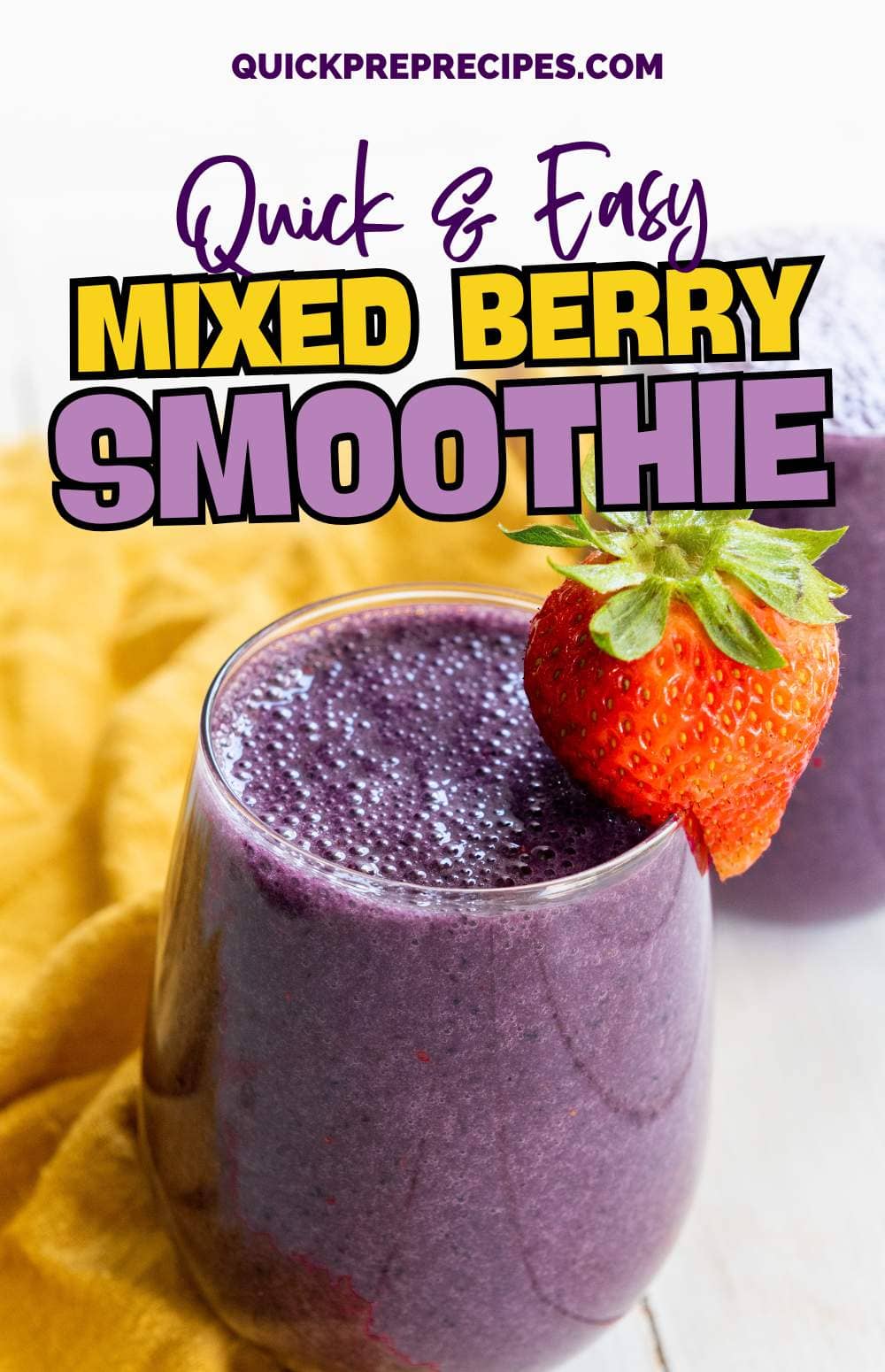 Mixed Berry Smoothie Recipe