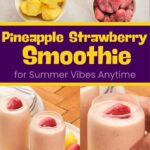 Pin image for pineapple strawberries with the website: Quickpreprecipes.com.